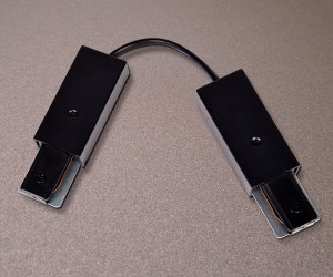 GL7088 BK черный коннектор гибкий однофазный для соединения трековых шинопроводов