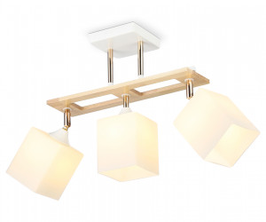 TR9505/3 WH/FGD/FR белый/золото/белый матовый E27/3 max 40W 620*100*290