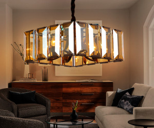 TR5150 CF/TI кофе/янтарь E14/6 max 40W 500*500*1000