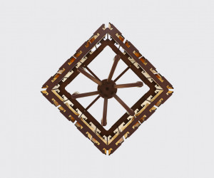 TR5150 CF/TI кофе/янтарь E14/6 max 40W 500*500*1000