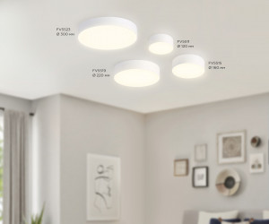 FV5519 WH белый LED 26W 3000K D220*58 (Без ПДУ)