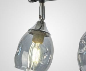 Настенный светильник P5888-3W BK+CR 000029150