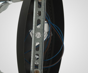 Настенный светильник P5888-3W BK+CR 000029150