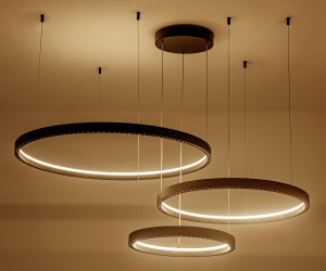 FL5882/3 BK черный 90W 3000K/4200K/6400K D800/600/400*1070 (без ПДУ)