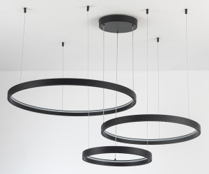 FL5882/3 BK черный 90W 3000K/4200K/6400K D800/600/400*1070 (без ПДУ)