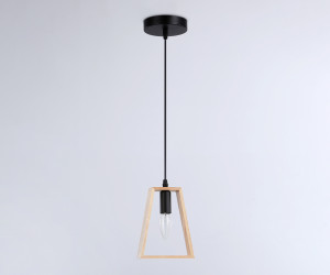 TR80497 BK/LW черный/светлое дерево E14 max 60W D150*1000