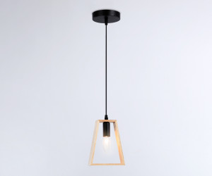 TR80497 BK/LW черный/светлое дерево E14 max 60W D150*1000