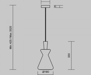 Подвесной светильник Maytoni MOD405PL-01W2