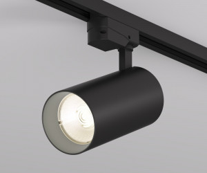 DK6455-BK Трековый светильник SOLID KOPER, 155мм, d80, 220V, LED 3000K, 30W, IP20, черный, алюминий