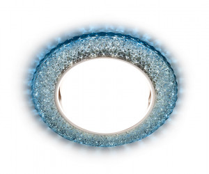 G298 CL/CLD хром/прозрачный GX53+3W(LED COLD)