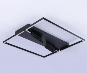 FL51468/1+2 BK черный 124W 3000K-6400K+4200K 800*800*110 (ПДУ РАДИО 2.4G)