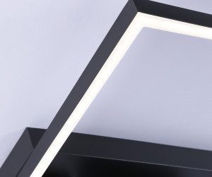 FL51468/1+2 BK черный 124W 3000K-6400K+4200K 800*800*110 (ПДУ РАДИО 2.4G)