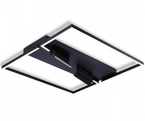 FL51468/1+2 BK черный 124W 3000K-6400K+4200K 800*800*110 (ПДУ РАДИО 2.4G)