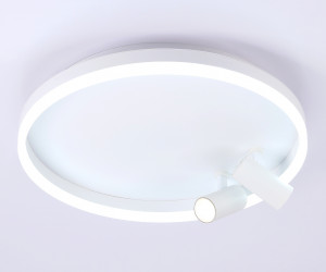 FL5112/1+2 WH белый 43W 3000K-6400K D500*130 (ПДУ ИК)