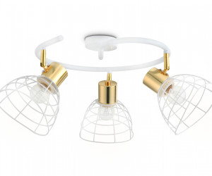 TR8605/3 WH/GD белый/золото E27*3 max 40W D325*230