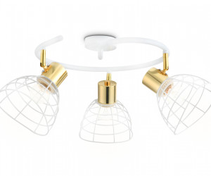 TR8605/3 WH/GD белый/золото E27*3 max 40W D325*230