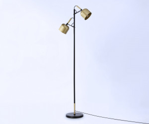 TR97125/2 GD/BK золото/черный E27*2 max 40W D130*223*1460