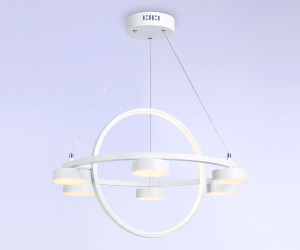 FL51772/2+6 WH белый 3000K/4200K/6400K 58W D600/380*1200 (ПДУ ИК)