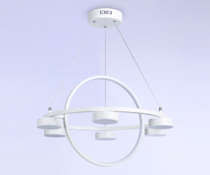 FL51772/2+6 WH белый 3000K/4200K/6400K 58W D600/380*1200 (ПДУ ИК)