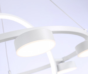 FL51772/2+6 WH белый 3000K/4200K/6400K 58W D600/380*1200 (ПДУ ИК)