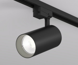 DK6456-BK Трековый светильник SOLID KOPER, 155мм, d80, 220V, LED 4000K, 30W, IP20, черный, алюминий