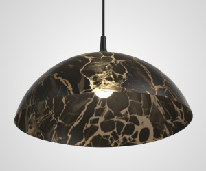 Подвесной светильник PL-012-1P-400 BK+GD 000069495