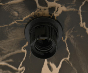 Подвесной светильник PL-012-1P-400 BK+GD 000069495