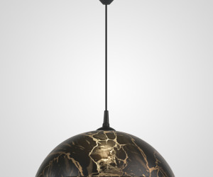 Подвесной светильник PL-012-1P-400 BK+GD 000069495