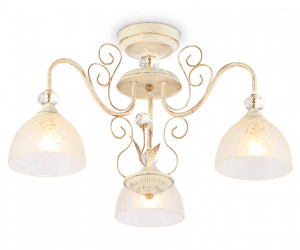 TR3055/3 BG/GD/FR бежевый/золото/белый матовый E27/3 max 40W D600*380