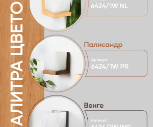 Настенный светильник 6424-1W NL 000031277