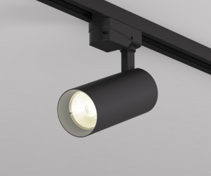 DK6451-BK Трековый светильник SOLID KOPER, 135мм, d60, 220V, LED 3000K, 15W, IP20, черный, алюминий