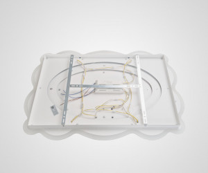 Потолочный светильник 8801-1 000 300W WT+YL 000022173