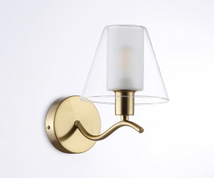 LH57095 BS/FR латунь/белый матовый E14 max 40W 230*140*200