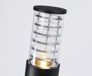 ST2536 BK/CL черный/прозрачный IP54 E27 max 11W D108*800