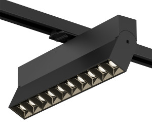 DK6636-BK Поворотный однофазный трековый светильник EDDER со светодиодом L271mm 220V 20W 30° 3000K IP20 черный алюминий