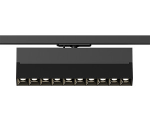 DK6636-BK Поворотный однофазный трековый светильник EDDER со светодиодом L271mm 220V 20W 30° 3000K IP20 черный алюминий