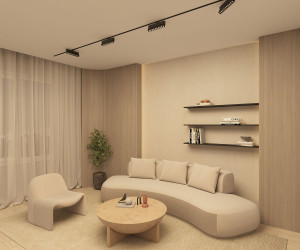 DK6636-BK Поворотный однофазный трековый светильник EDDER со светодиодом L271mm 220V 20W 30° 3000K IP20 черный алюминий