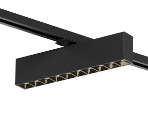 DK6434-BK Поворотный однофазный трековый светильник EDDER со светодиодом L273mm 220V 20W 30° 3000K IP20 черный алюминий