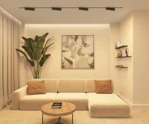 DK6434-BK Поворотный однофазный трековый светильник EDDER со светодиодом L273mm 220V 20W 30° 3000K IP20 черный алюминий