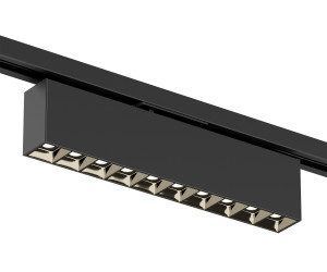 DK6434-BK Поворотный однофазный трековый светильник EDDER со светодиодом L273mm 220V 20W 30° 3000K IP20 черный алюминий