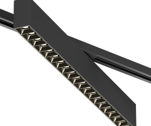 DK6634-BK Поворотный однофазный трековый светильник EDDER со светодиодом L538mm 220V 40W 30° 3000K IP20 черный алюминий