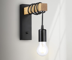 TR8181 BK/LW черный/светлое дерево E27 max 40W 395*60*210