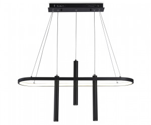 FL5386/1+3 BK черный 57W 3000K/4200K/6400K+4200K 800*200*1200 (ПДУ ИК)