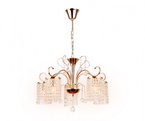 TR4507/5 GD/CL золото/прозрачный E14/5 max 40W D610*720