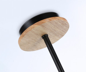 FL51619/6 BK/LW черный/светлое дерево 3000K/4200K/6400K 42W D825*285 (Без ПДУ)