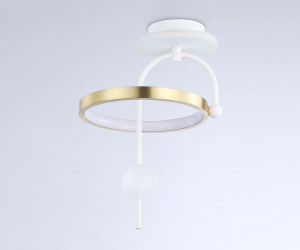 FL66422 WH/GD белый/золото 3000K/4200K/6400K 15W 240*220*347.7 (Без ПДУ)