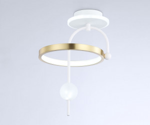 FL66422 WH/GD белый/золото 3000K/4200K/6400K 15W 240*220*347.7 (Без ПДУ)