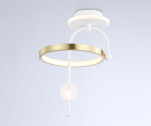 FL66422 WH/GD белый/золото 3000K/4200K/6400K 15W 240*220*347.7 (Без ПДУ)