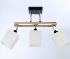 TR9507/3 BK/CH/FR черный/хром/белый матовый E27/3 max 40W 620*100*290