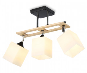 TR9507/3 BK/CH/FR черный/хром/белый матовый E27/3 max 40W 620*100*290